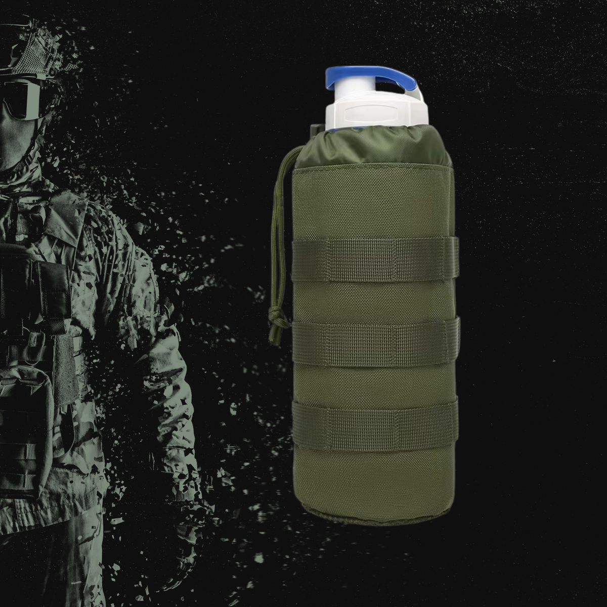 #torbica_za_vodu_za_boravak_u_prirodi_molle_sistem_izvidanje_osmatranje_airsoft_specijalce_padobrance_prezivljavanje_ranac_teren_zelena_prva_linija#