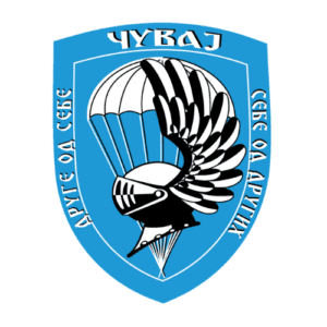 Vtererani 63 padobranske brigade glavi logo prva linija